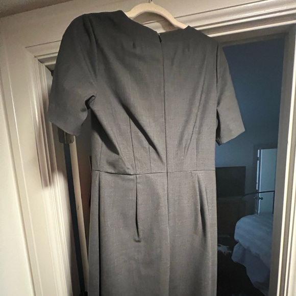J Crew Gray Suit Dress Size 10 - Picture 2 of 3